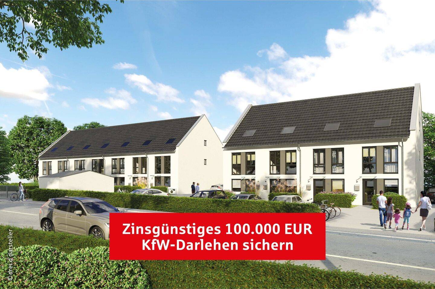 Jetzt erschwingliches Reihenmittelhaus mit KFW-55 Förderung sichern! – Leverkusen – Vorschaubild 5