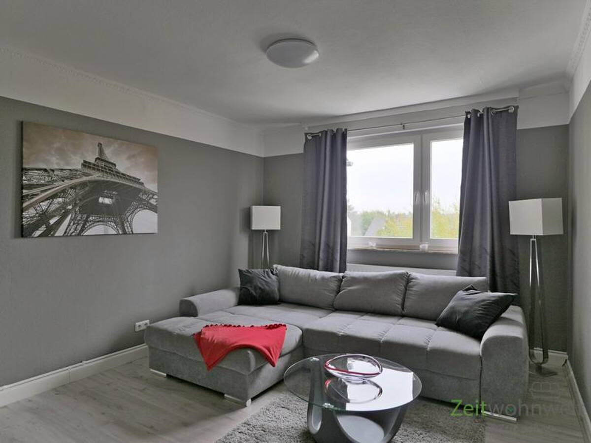 (EF1059_M) Kassel-Stadt: Niederzwehren, moderne möblierte 3-Zimmer-Wohnung mit großem Balkon, ruhige Wohnlage – 31134 Kassel – Bild 1 von 9