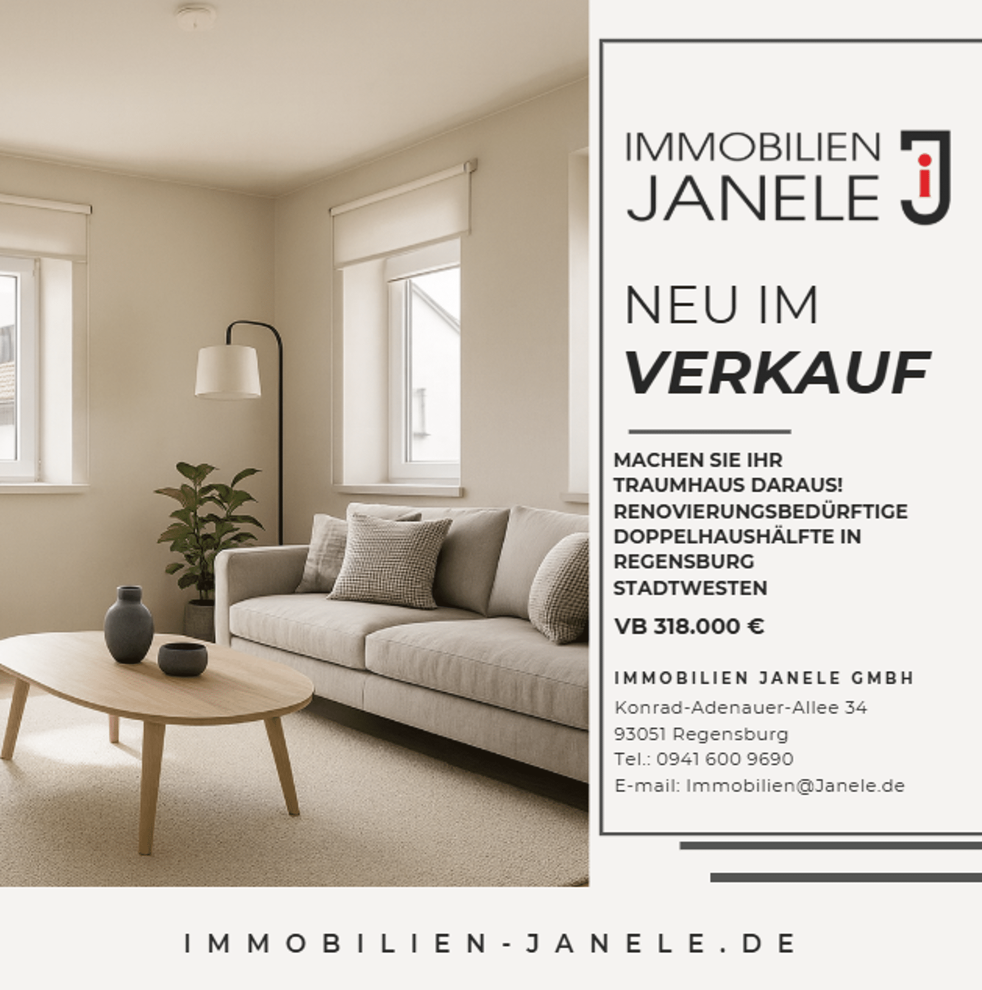 Haus in 93049 Regensburg mit 90 m² kaufen