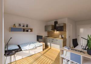 Micro-Living mit Zukunft: Neubau-Apartments in Hochschulnähe am Wöhrder See `` – 90489 Nürnberg – Vorschaubild 4