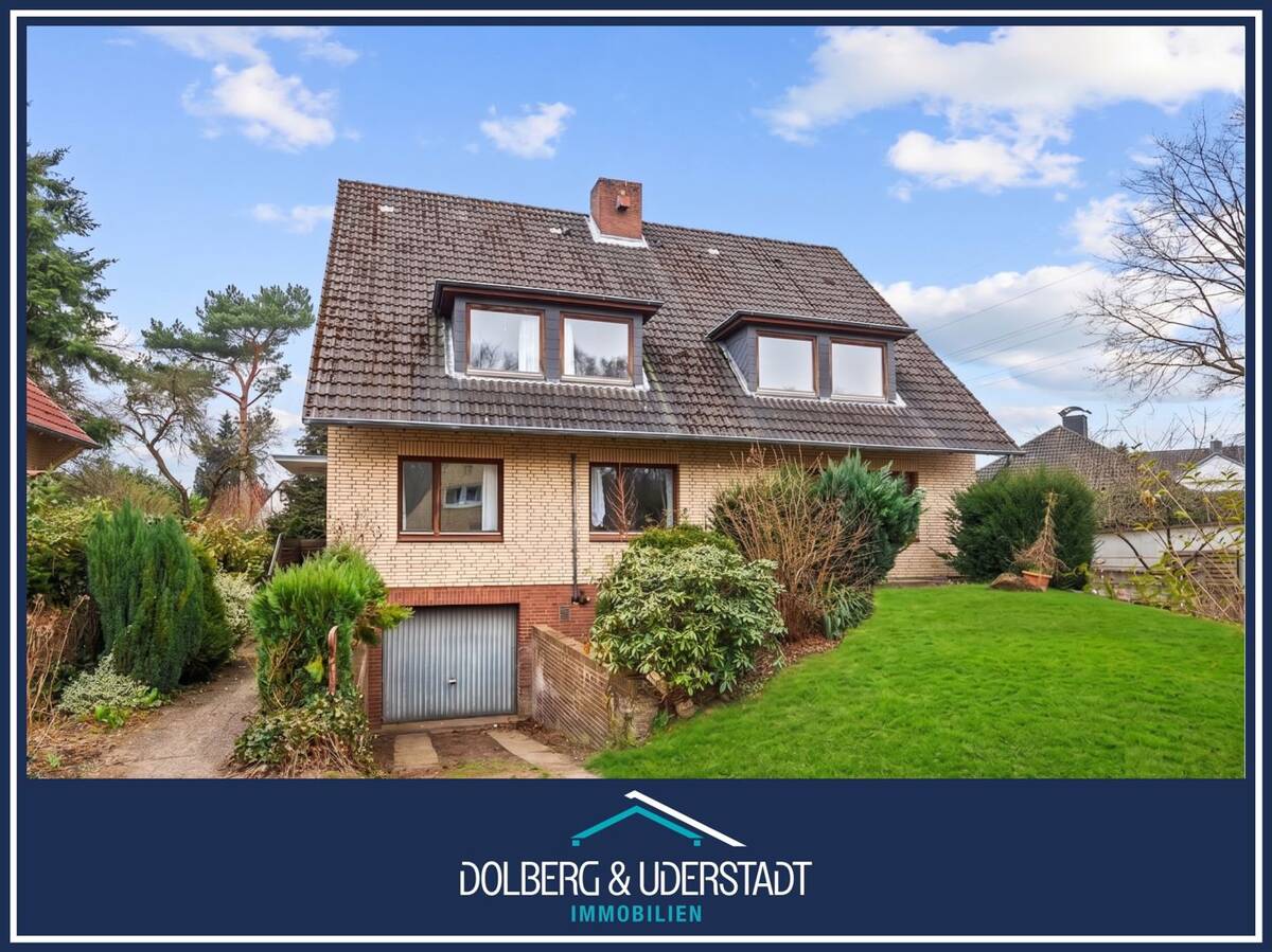 Großzügiges Mehrgenerationenhaus mit Garage in guter und ruhiger Lage von Tonndorf. – 22045 Hamburg – Bild 1 von 9