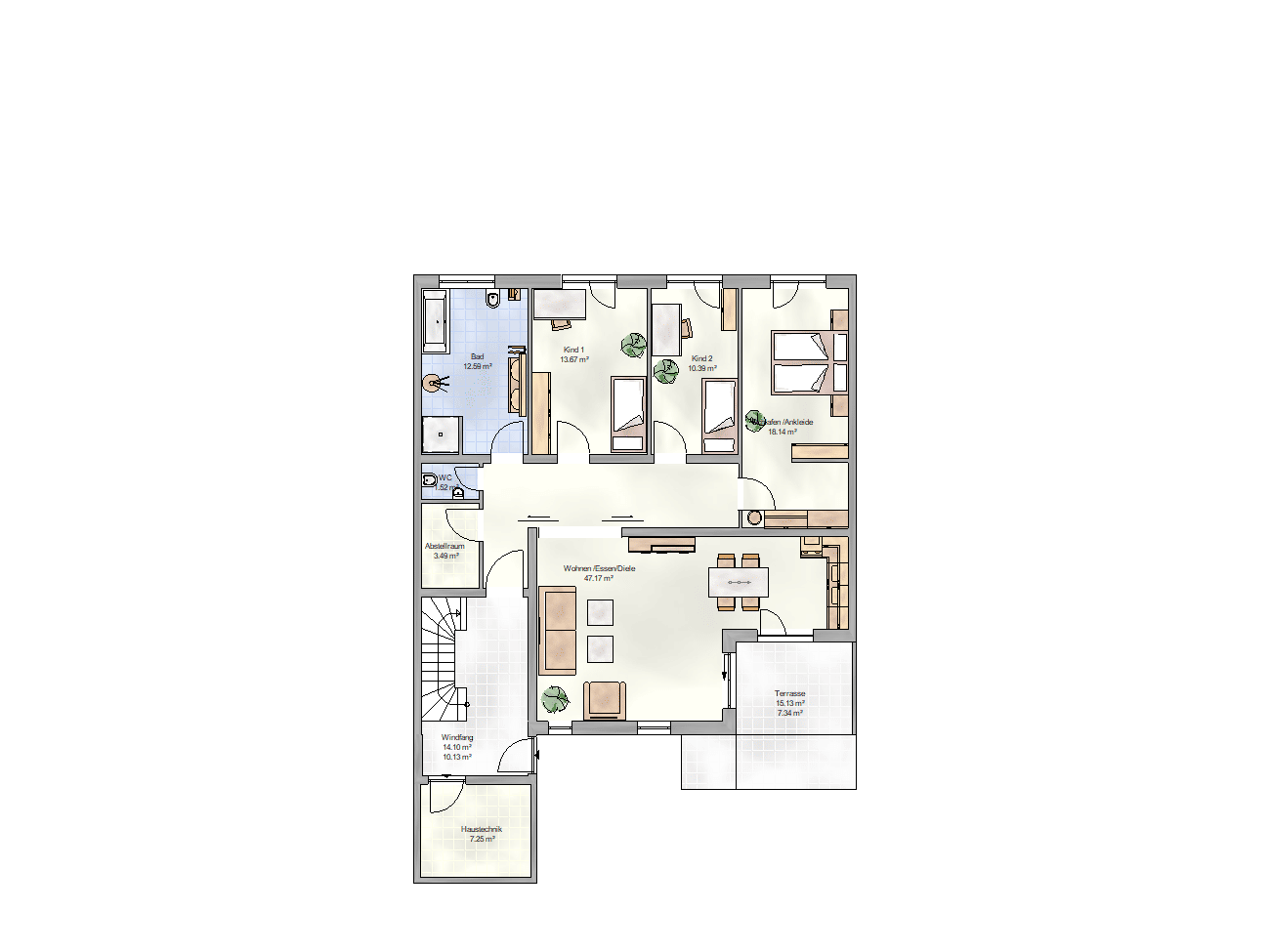 Mannheim Gartenstadt – Neubau 4 Zimmer Eigentumswohnung – Mannheim – Vorschaubild 3