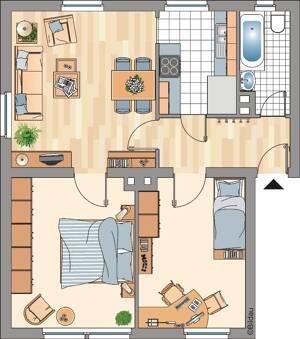 Demnächst frei! 3-Zimmer-Wohnung in Essen Frohnhausen – 45145 Essen – Vorschaubild 9
