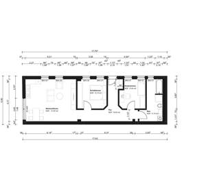 Wunderschöne 3-Raumwohnung mit offenem Wohnbereich – 18507 Grimmen – Vorschaubild 3