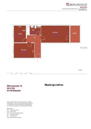 Ruhige Lage mit großzügigem Balkon! – 1139 Dresden – Vorschaubild 4