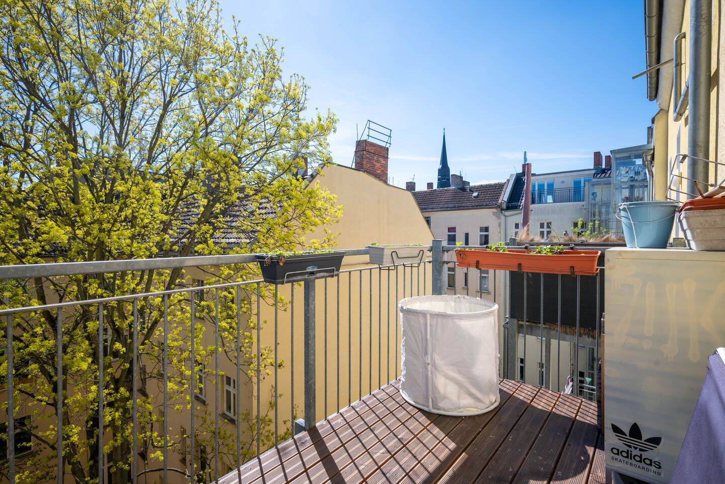 ?? Wohnen im Herzen Friedrichhains - Helle 2 Zi-Terrassenwhg mit Balkon, Dielen & Tageslichtbad – Berlin – Vorschaubild 9