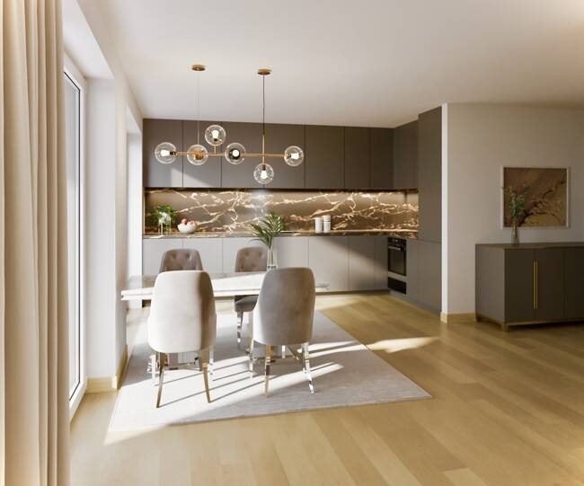Exklusives Wohnen auf zwei Ebenen: 4-Zimmer-Maisonette mit Garten in Trudering.