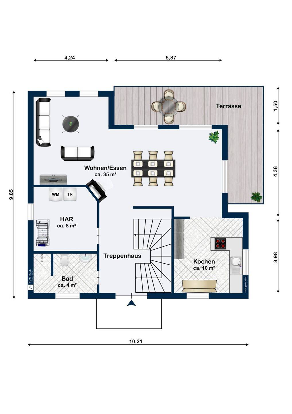 EXKLUSIVE ARCHITEKTENVILLA IN ZENTRALER LAGE VON RADEBEUL WEST – Radebeul – Vorschaubild 3