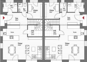 Baubeginn erfolgt - Neubau von anspruchsvollen Doppelhäusern "Mühlengarten" im Herzen von Oberneuland (Oberneulander Mühle) – 28355 Bremen – Vorschaubild 5