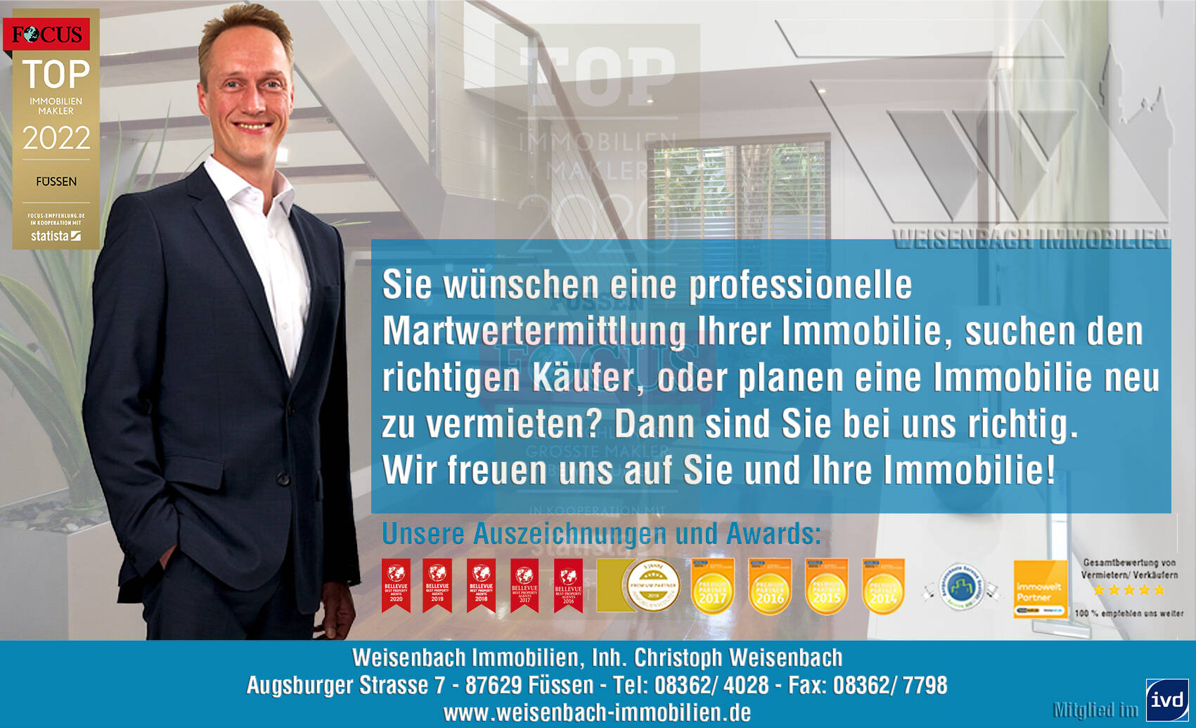 Sehr gepflegtes und gut vermietetes Dreifamilienhaus in guter Lage – Kaufbeuren – Vorschaubild 6