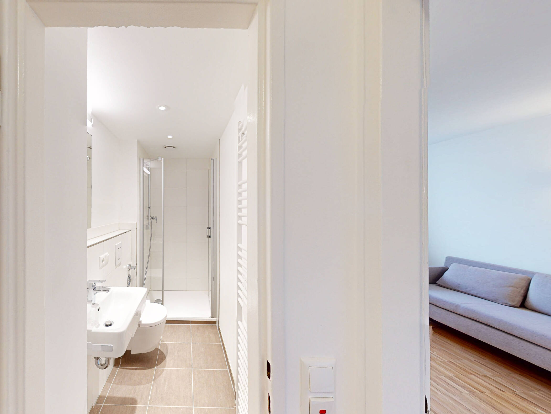 Modern ausgestattete 1-Zimmer-Wohnung in Erlangen – Erlangen – Vorschaubild 8
