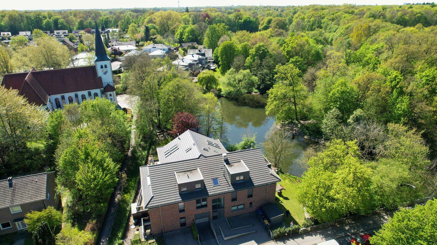 Wohnen über der Werse: Exklusives Penthouse mit Kamin, Dachterrasse & TG – Münster – Vorschaubild 2