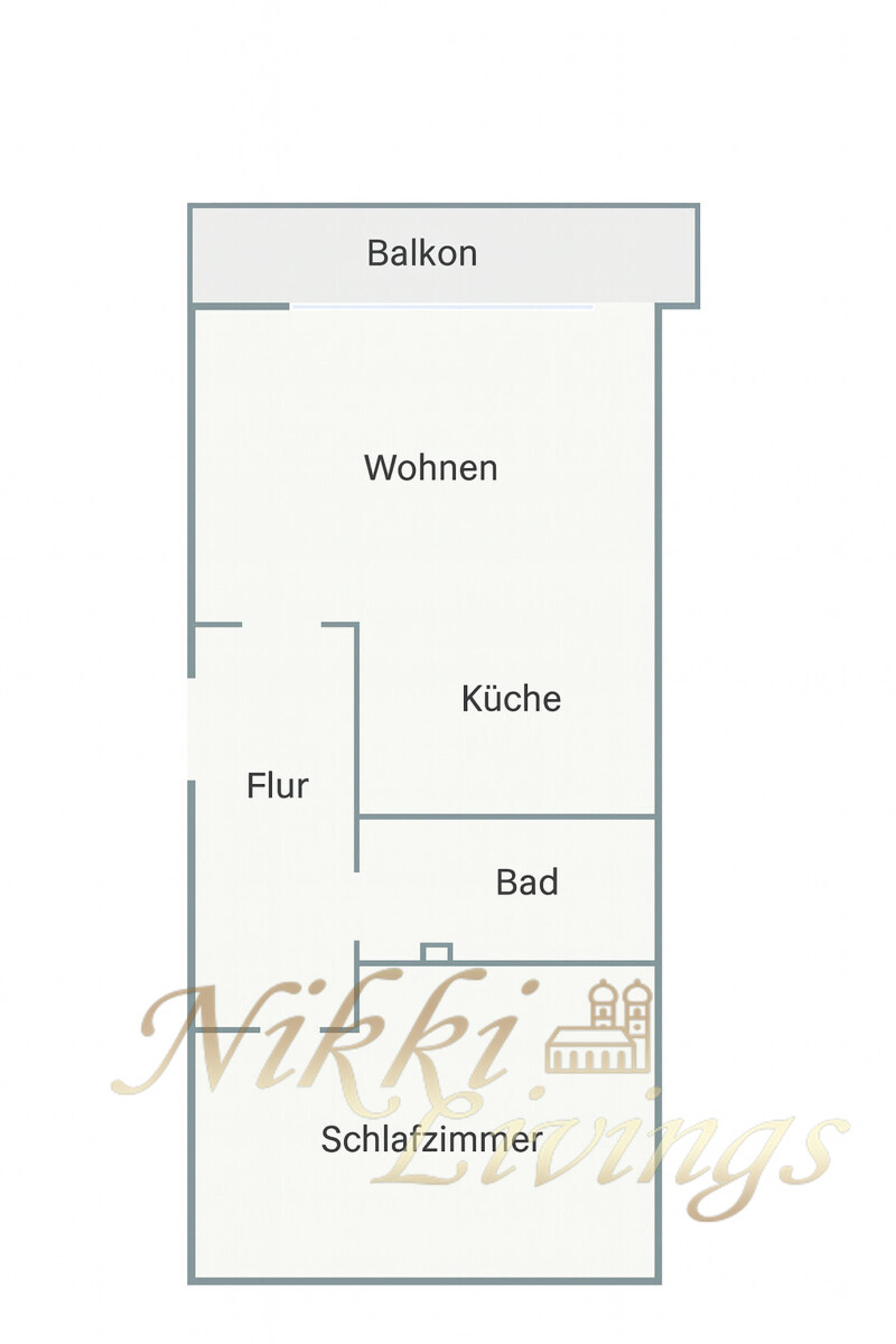 Etagenwohnung in 82515 Wolfratshausen mit 55 m² kaufen