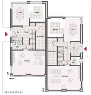 Lemsahl-Mellingstedt - Doppelhaushälfte ca. 157m² - projektiert – 20095 Hamburg – Vorschaubild 2