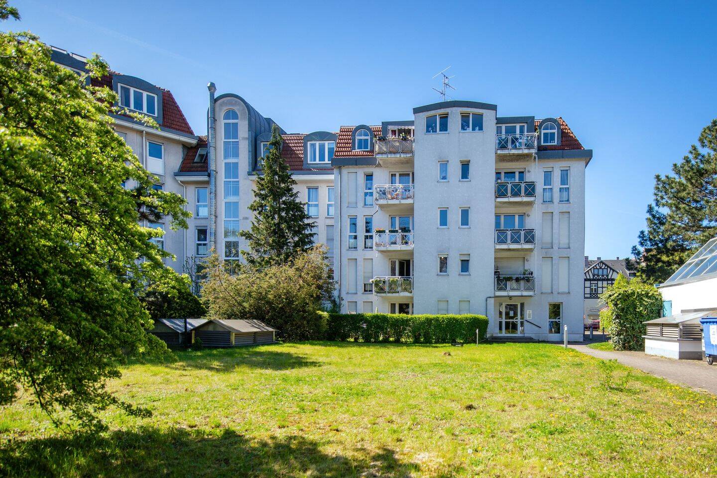 Bezugsfreie 2-Zimmer-Gartenwohnung in Niederschönhausen