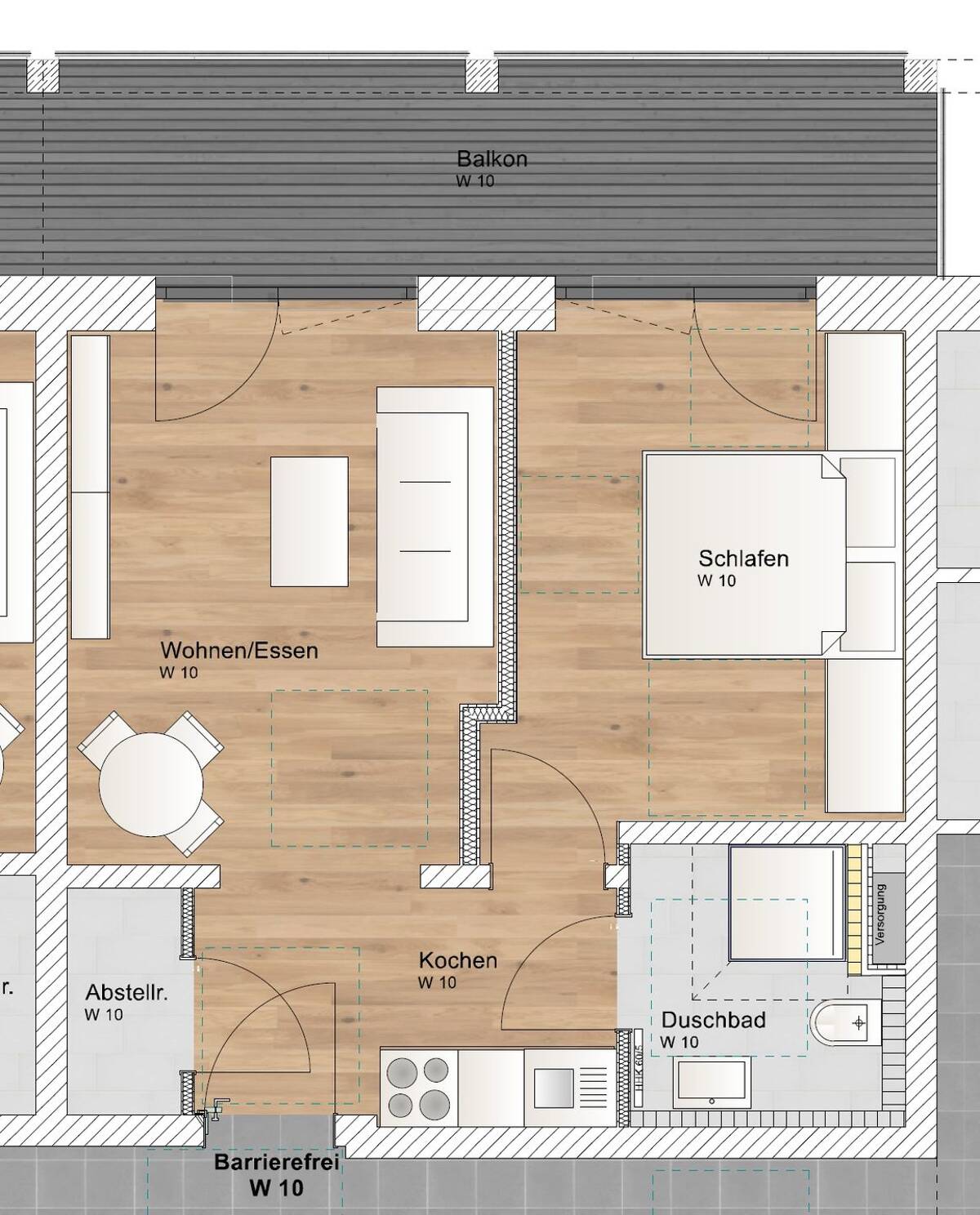 Neubau eines Mehrfamilienhaus mit 20 Wohneinheiten und Tiefgarage – 85748 Garching bei München – Bild 1 von 9