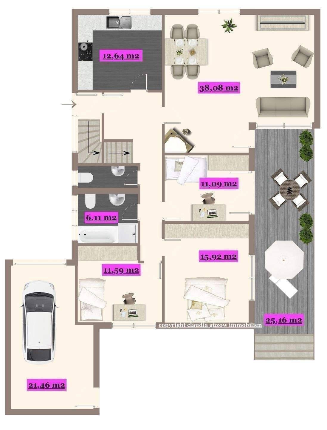 exklusives Haus mit 2 freien Wohnungen - perfekt zur Vermietung oder selber Wohnen und Vermieten! – Hamburg – Vorschaubild 7