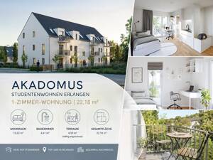 Möbliertes Studentenapartment in Erlangen