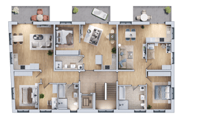 Exklusive Neubauwohnung / Förderkredit + AfA + Sonder-AfA / 97074 Würzburg-Frauenland / WE 5 – 97074 Würzburg – Vorschaubild 6