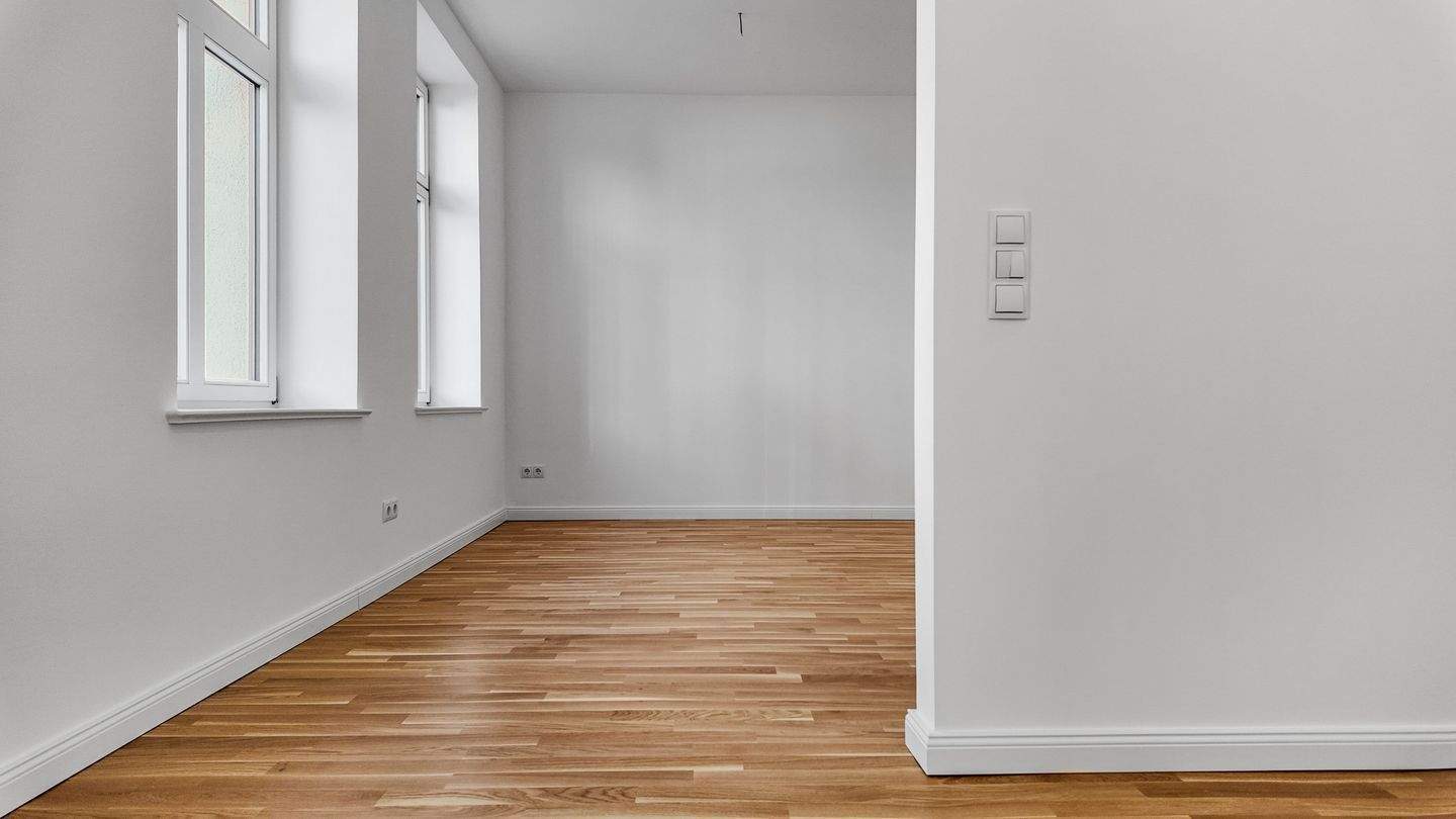 "Single Apartment" - helle 1-Raum-Wohnung - Fußbodenheizung, Parkett, CAT-7 Netzwerk, Wohnküche, Einbauküche – Chemnitz – Vorschaubild 8