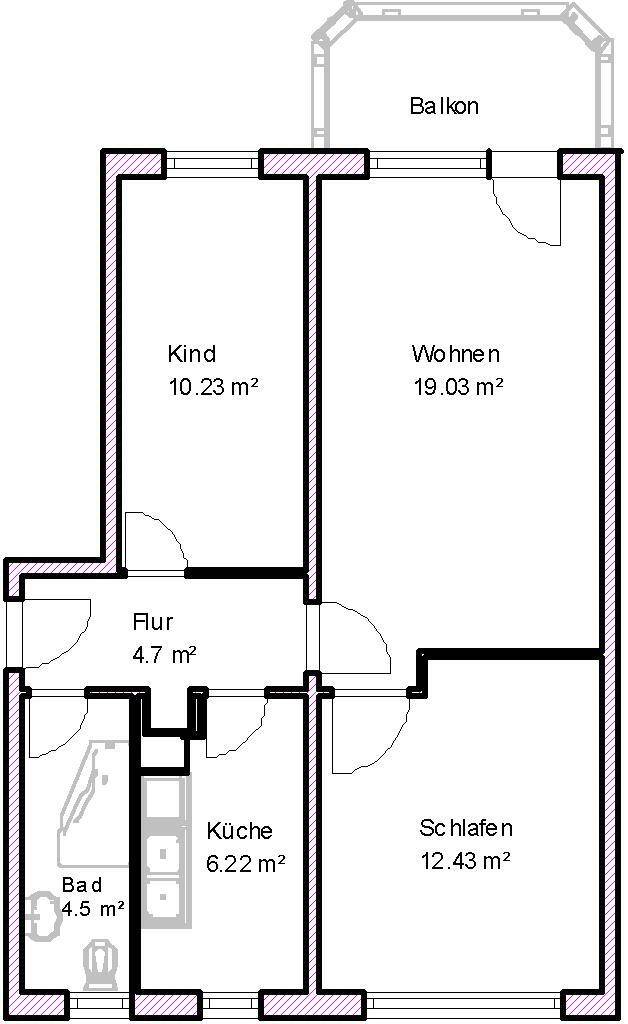 Wohnungsangebot Weitlingstraße 23 – Magdeburg – Vorschaubild 2