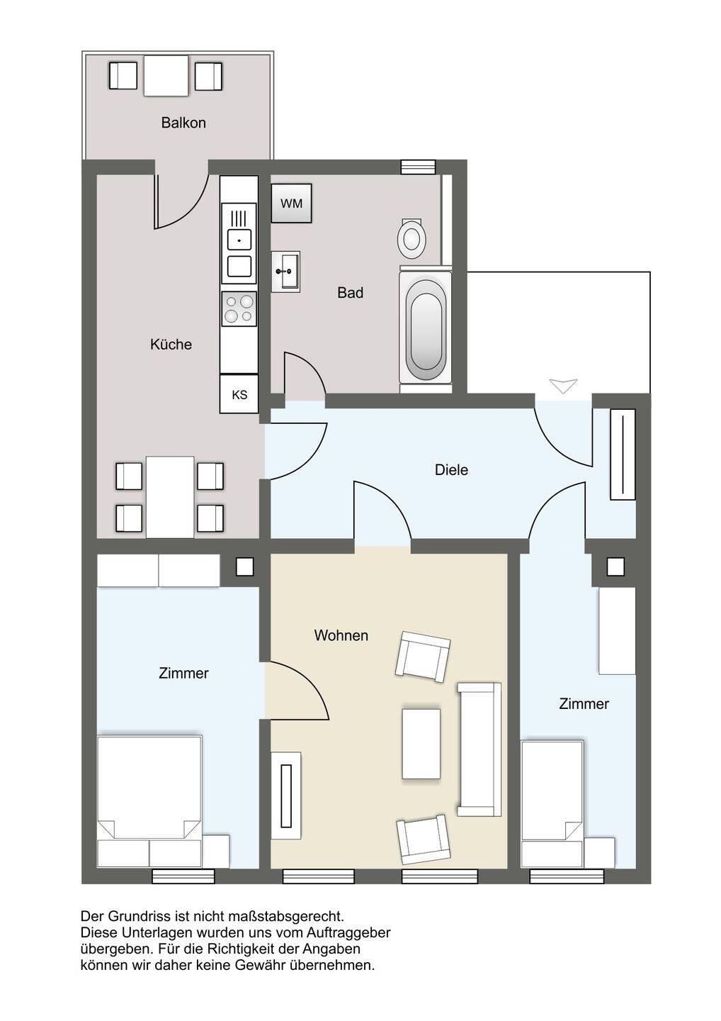 Ihr neues Zuhause in Lindenau - bezugsfreie 3-Zimmer-Wohnung mit Balkon ! – Leipzig – Vorschaubild 8