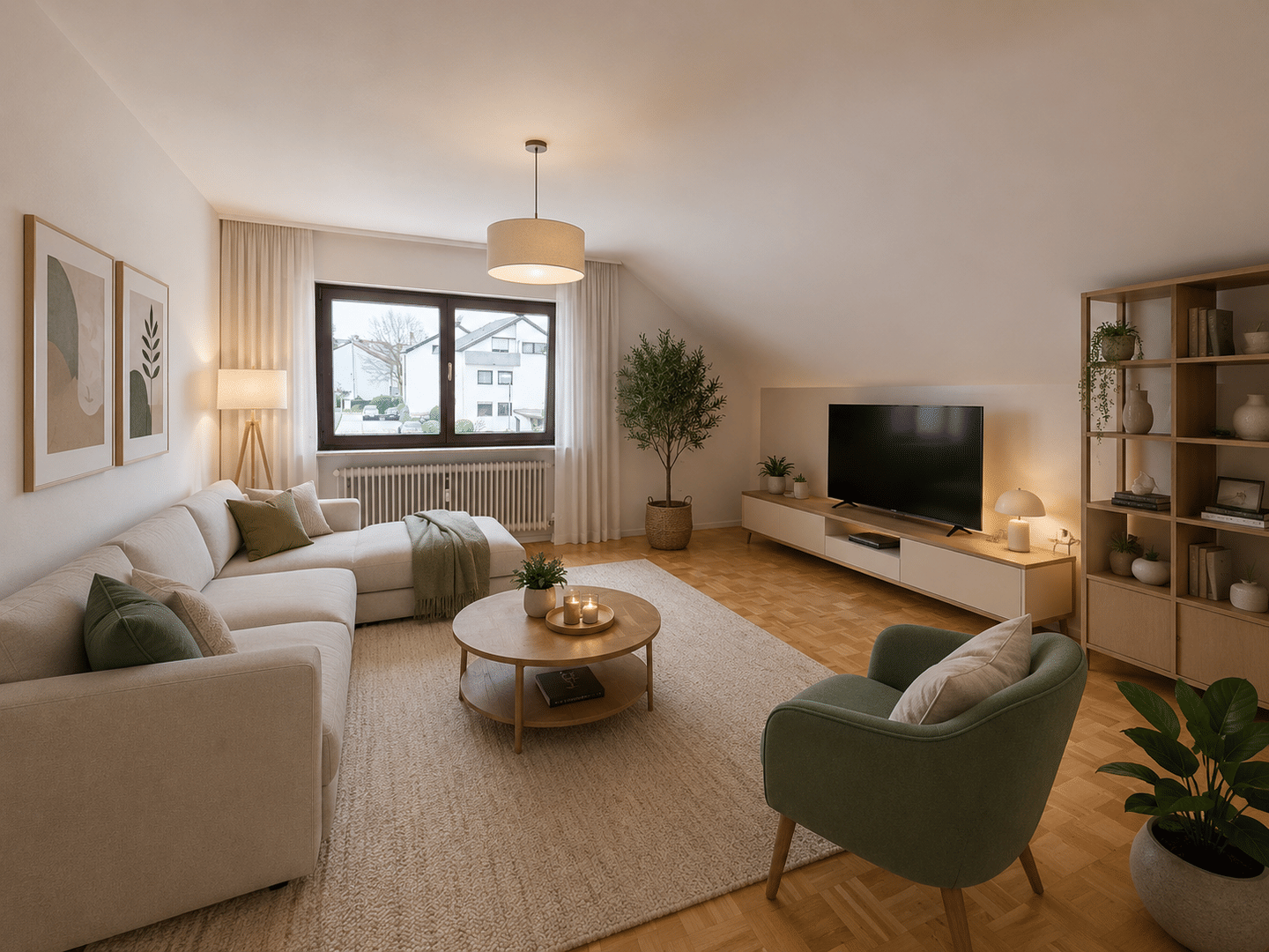 Attraktive 3,5-Zimmer-Dachgeschosswohnung mit sonniger Dachterrasse, Fernblick und Garage in Stuttgart-Muckensturm – Stuttgart – Vorschaubild 9