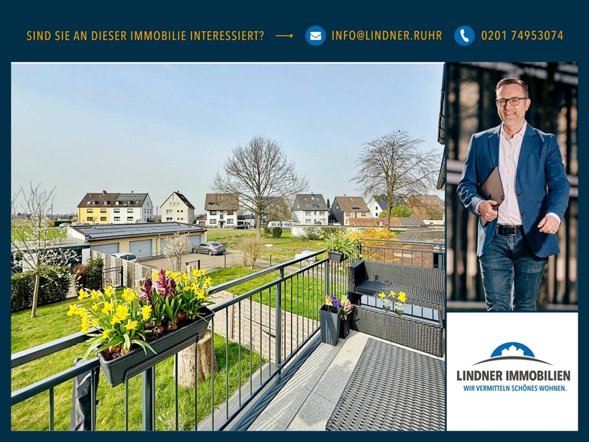 Neuwertige 2-Zimmer-Wohnung (vermietet) mit traumhaftem Ausblick in Essen-Haarzopf – 45149 Essen – Bild 1 von 9
