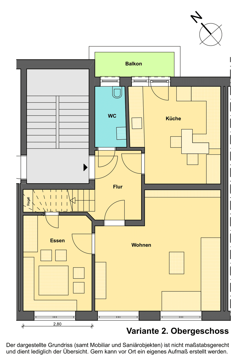 124 m² Nutzfläche ! gepflegte 4-Raum-Wohnung; Umbau zu 5-Raum-Wohnung möglich – Dresden – Vorschaubild 9