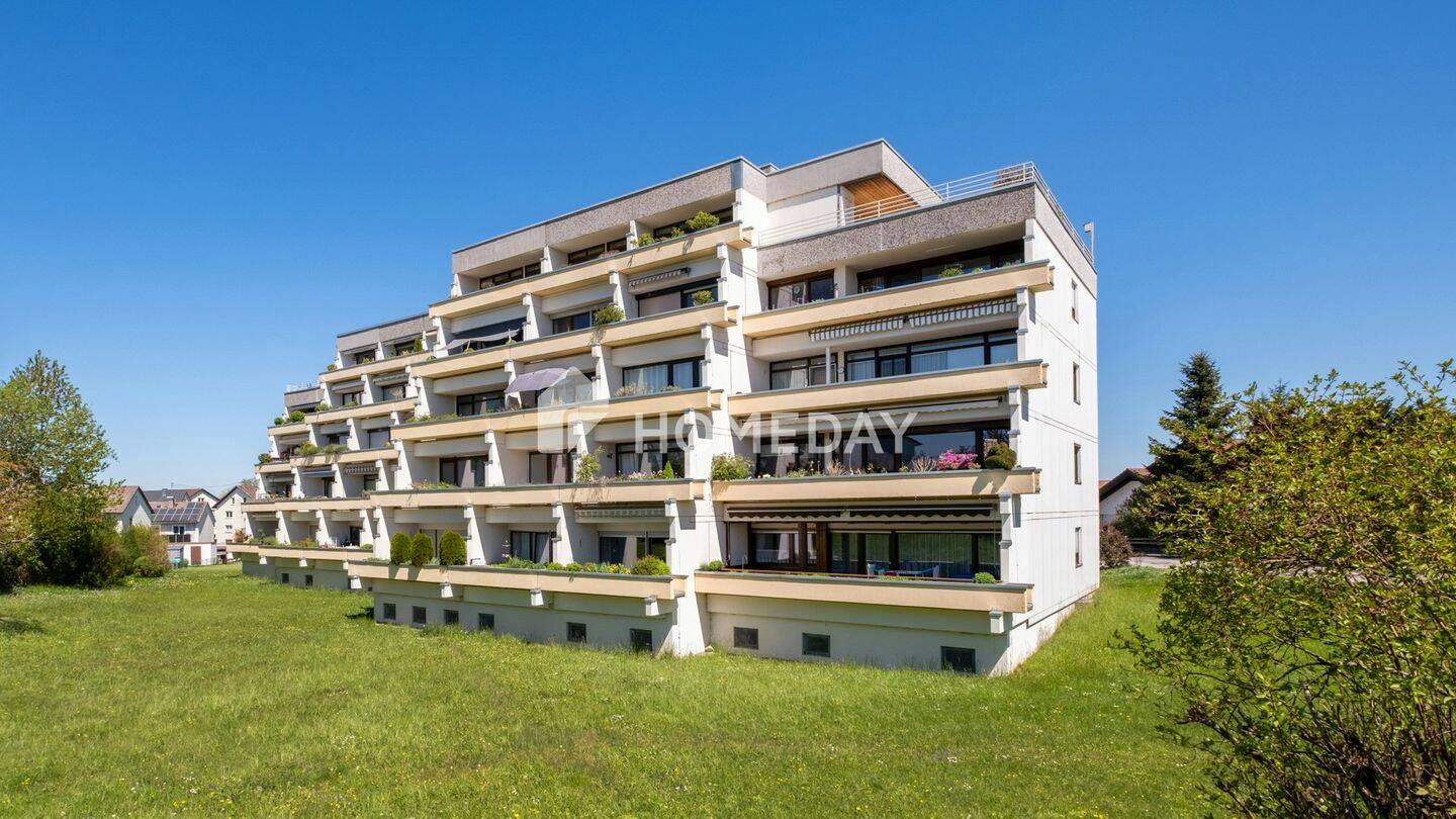 Erbbaurecht: Kompakte Wohnqualität mit Balkon - gut geschnitten mit Blick ins Grüne