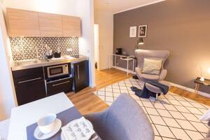 Direkt einziehen & wohlfühlen: Möbliertes 1-Zimmer-Apartment in TOP-Lage – 48159 Münster – Vorschaubild 3