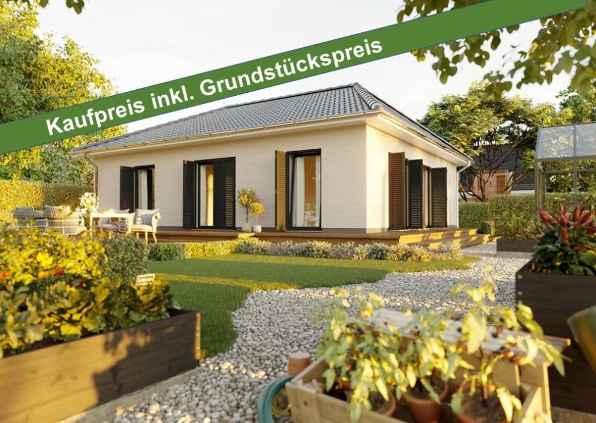 Mit Grundstück: Großartig & praktisch leben in Ihrem Town & Country Bungalow 92 in Salzgitter OT Gebhardshagen – 38229 Salzgitter – Bild 1 von 9