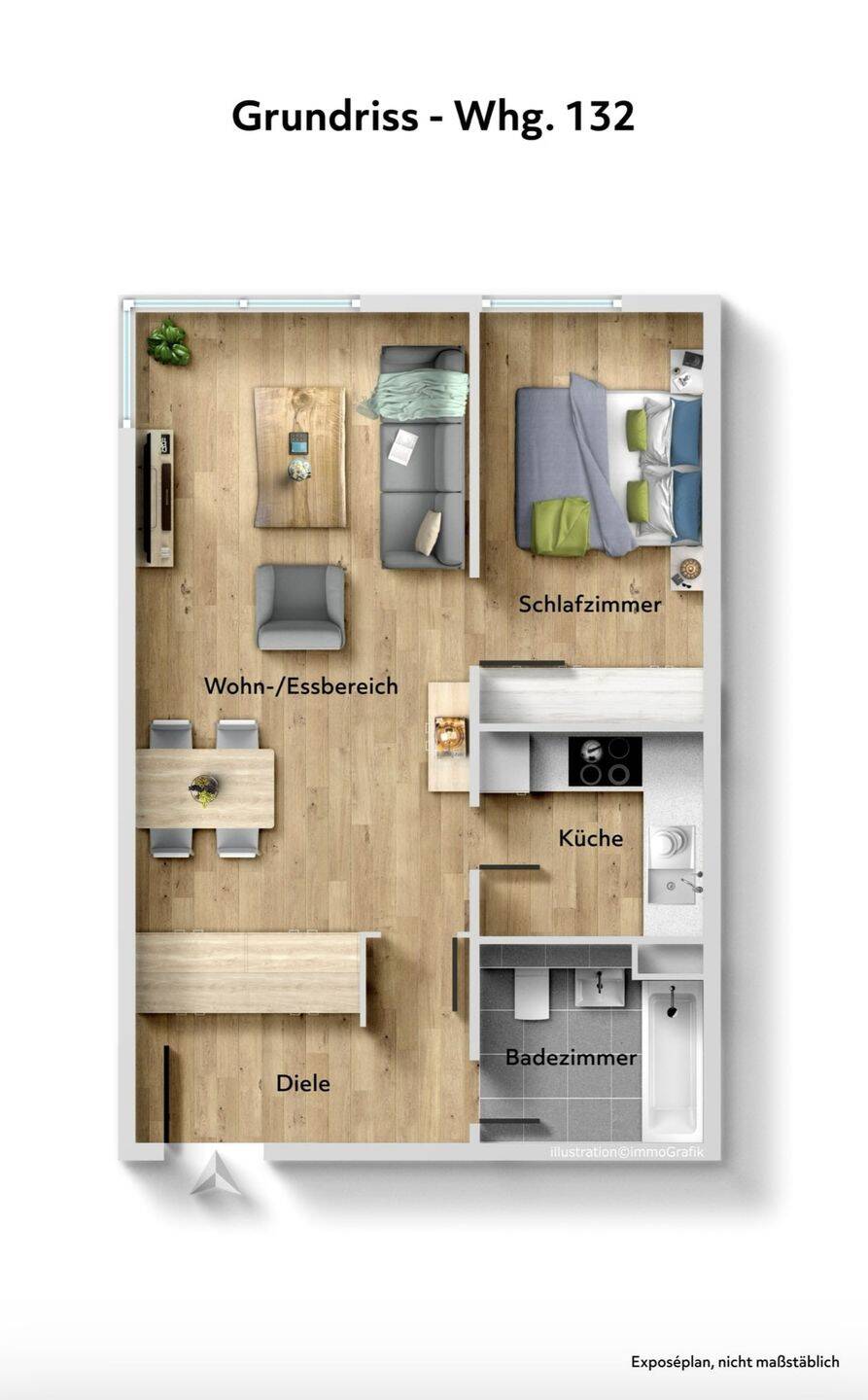 Gemütliche 2 Zimmer ETW in hervorragender Lage – Köln – Vorschaubild 8