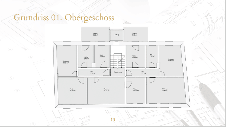 Stilvolle DG-Wohnung im sanierten Altbau mit Balkon, KfW-40 EE, Stellplatz und Top-Ausstattung – Magdeburg – Vorschaubild 8