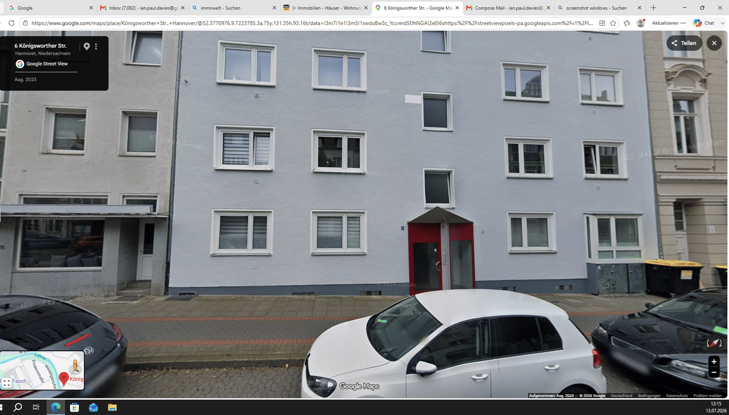 3 zimmer wohnung uni nah (provisionsfrei)