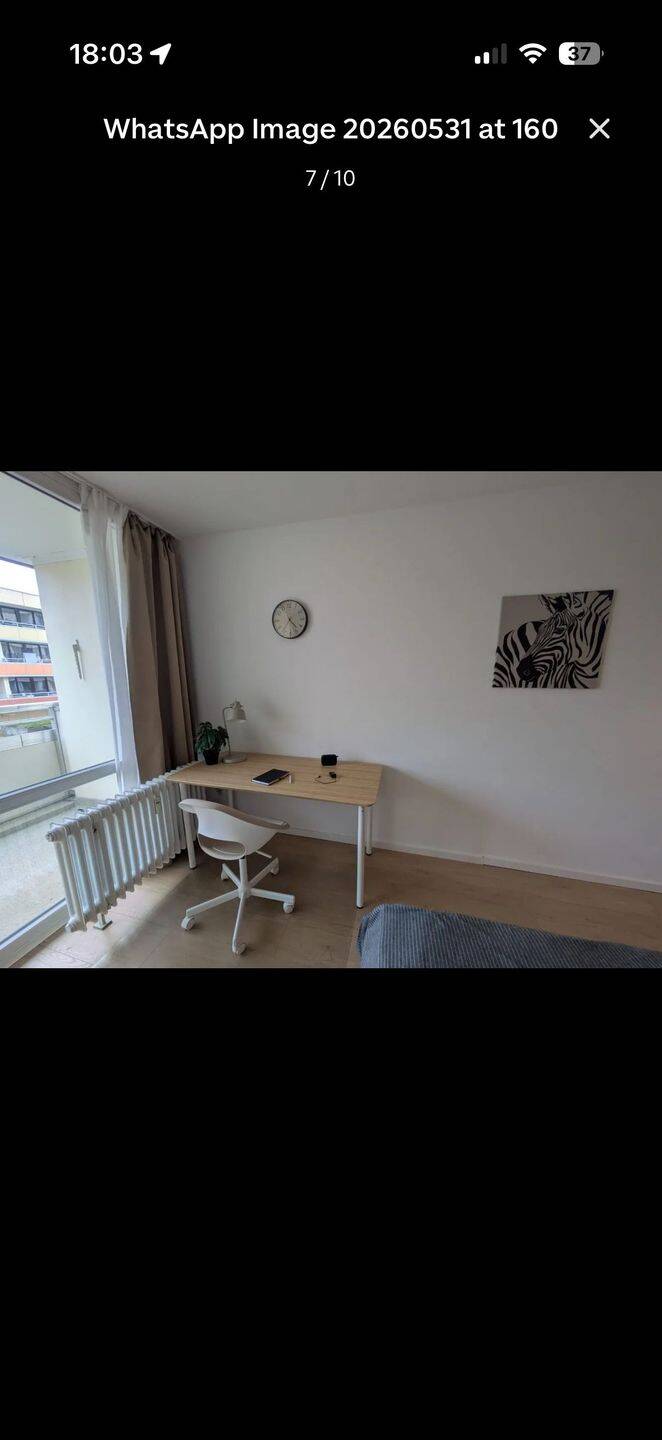 Ab sofort bezugsfertig: Helles, frisch renoviertes Möbliertes Appartement mit Südwestbalkon und Tiefgaragenstellplatz in Haidhausen – München – Vorschaubild 3