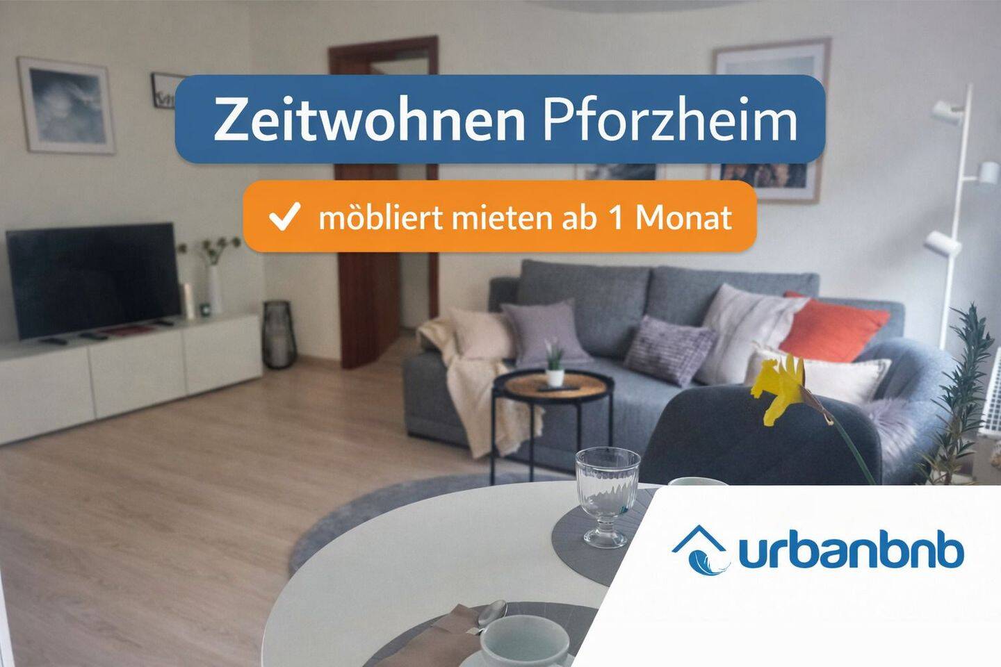 Wohnen auf Zeit Pforzheim - möbliert flexibel mieten