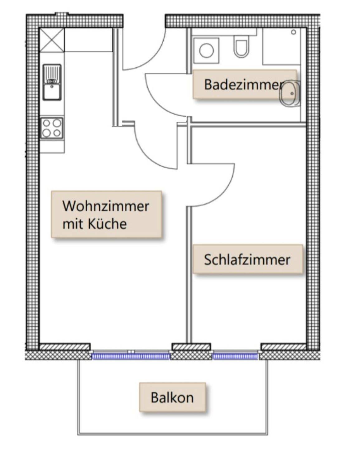 Osnabrück - vordere Wüste! Neubauwohnungen mit KfW40 QNG – Osnabrück – Vorschaubild 4