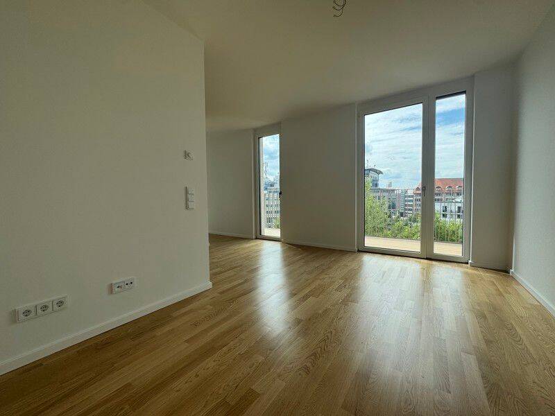Auf gute Nachbarschaft: praktische 2-Zimmer-Wohnung mit großer Terrasse im Erstbezug