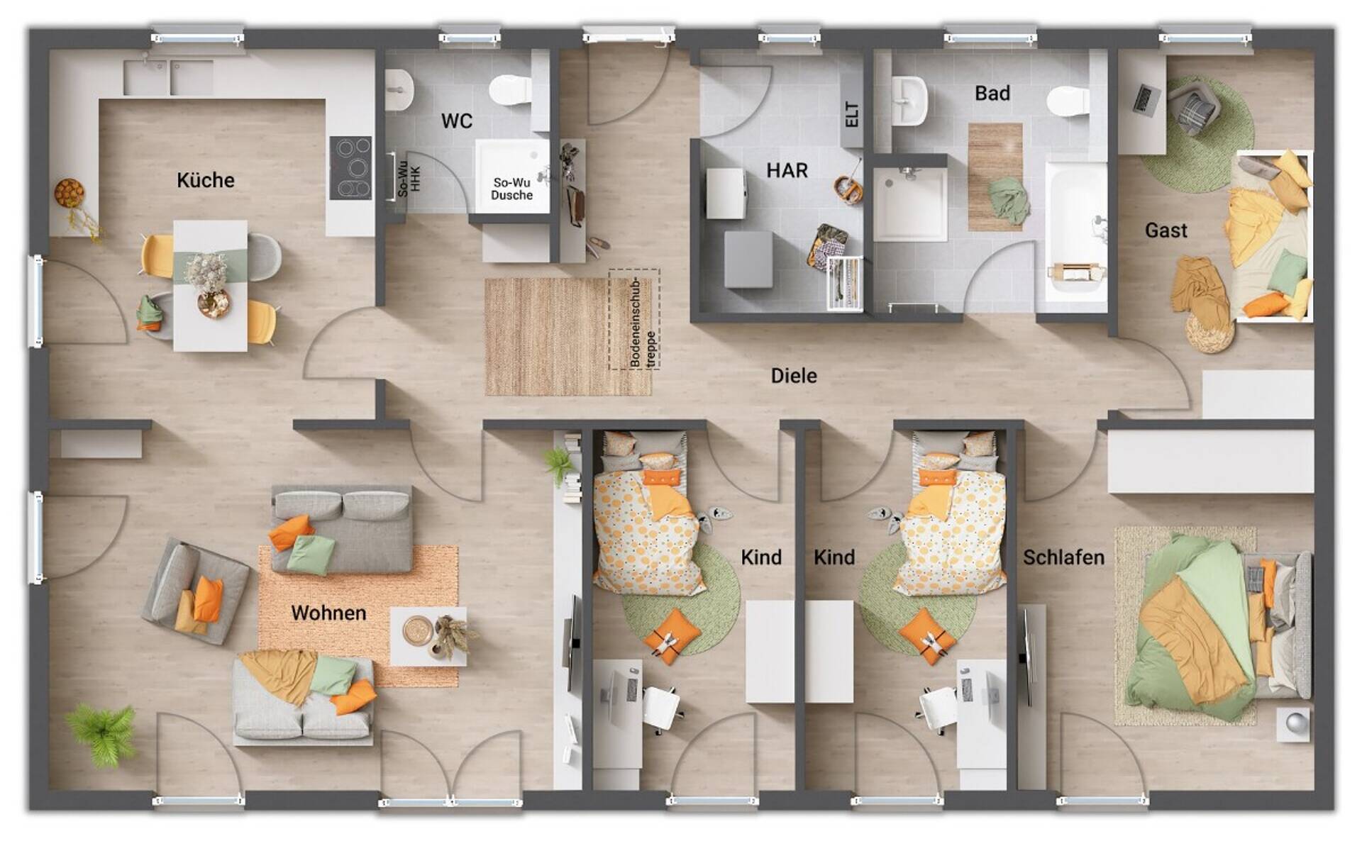 Bungalow in 29664 Walsrode mit 130 m² kaufen