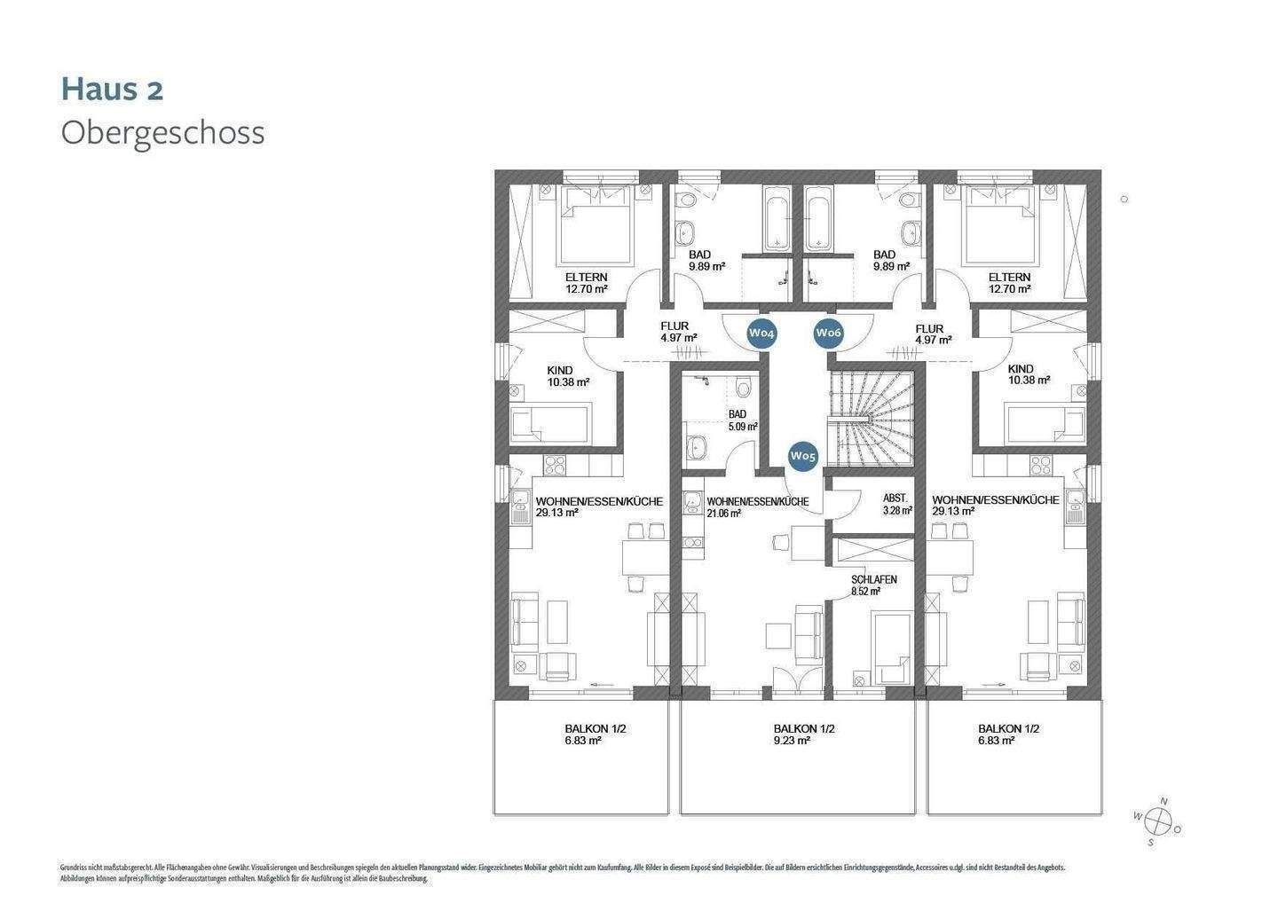 Neuer Preis - Sofort einziehen - K-126 IN-Süd/Kothau 3 Zi. - OG - Wohnung - KfW 55 – Ingolstadt – Vorschaubild 8