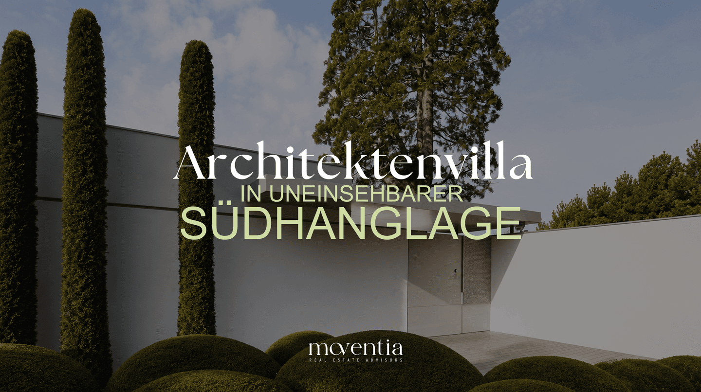 Uneinsehbare Architektenvilla in Südhanglage
