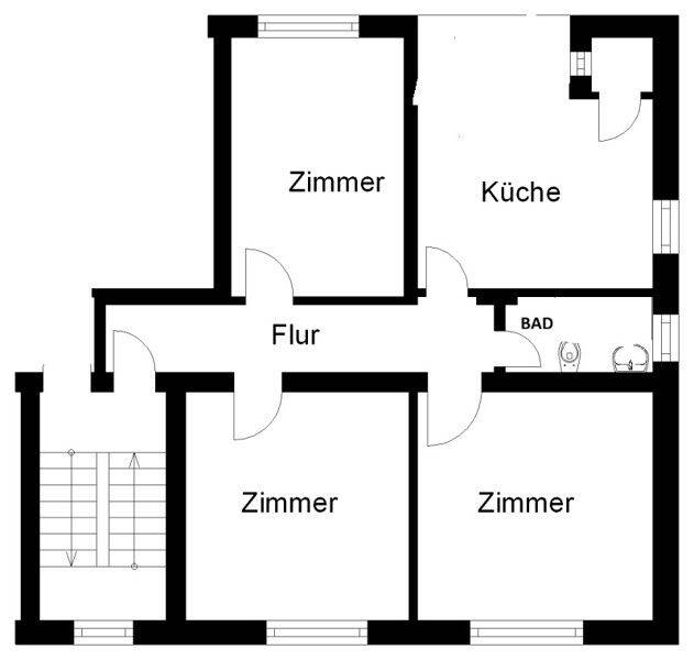 Leben am Sonnenhügel! Schöne, renovierte 3-Zimmer-Wohnung! – Osnabrück – Vorschaubild 2