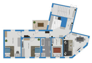 Großzügige 4-Raum-Altbauwohnung im Giebichenstein - Balkon, Stellplatz & Denkmalcharme – 6114 Halle (Saale) – Vorschaubild 2