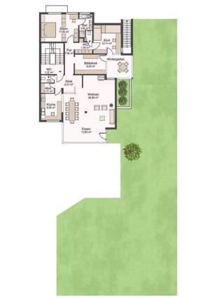 Traumwohnung mit Garten in gehobener Wohnlage