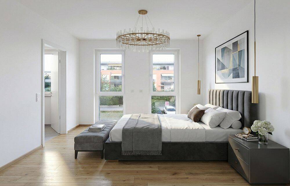 Offener Wohn-Essbereich mit Küche: 3 Zimmer für die ganze Familie! – Haar – Vorschaubild 3