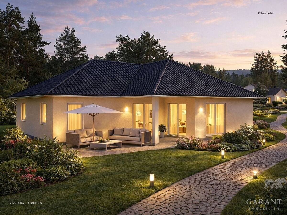 Energieeffizienter Neubau in Lindenthal, Einfamilienhaus mit Wärmepumpe, 3-fach-Verglasung & A+ – 4158 Leipzig – Bild 1 von 9
