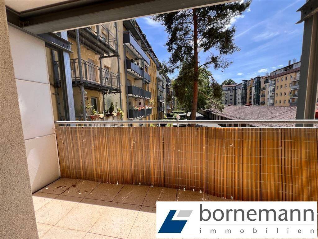Nibelungenviertel, grün + stadtnah! Freie 3-Zi.-ETW mit Balkon und EBK!