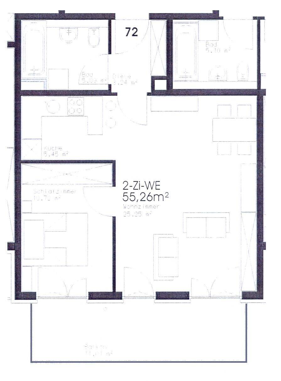 Provisionsfrei Sonnige 2-Zimmer Wohnung München Allach-Untermenzing – München – Bild 1 von 9