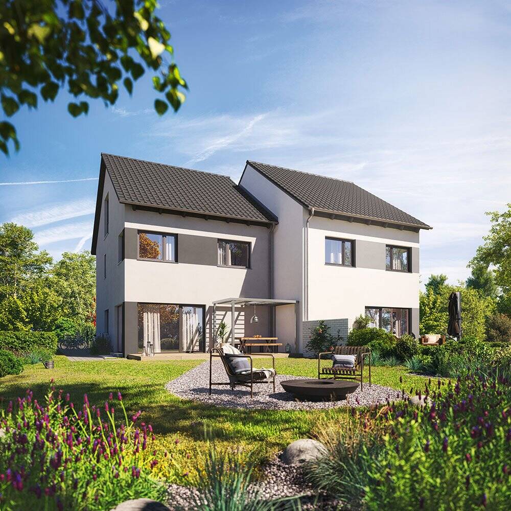 Exklusives Doppelhaus - Partner gesucht Hochwertiger Neubau mit Hanse Haus | KfW 40 | Top-Ausstattung